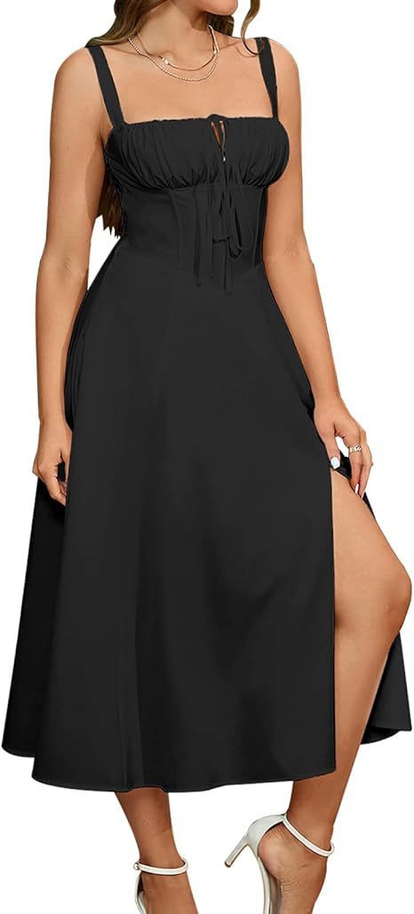 Chic Corset Midi Dress - Petaliya