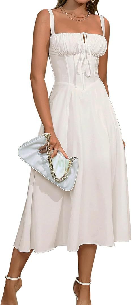 Chic Corset Midi Dress - Petaliya