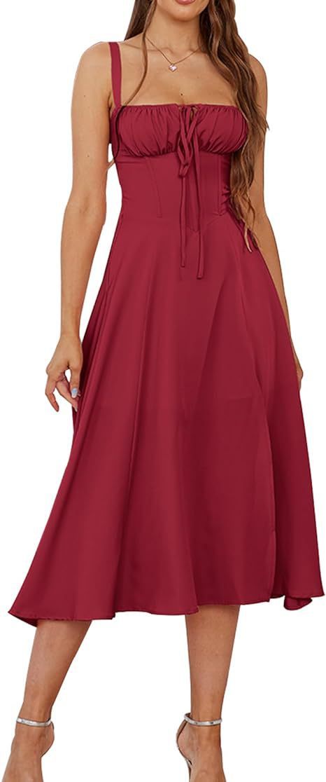 Chic Corset Midi Dress - Petaliya