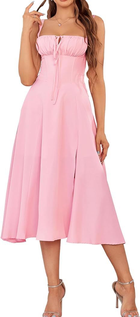 Chic Corset Midi Dress - Petaliya