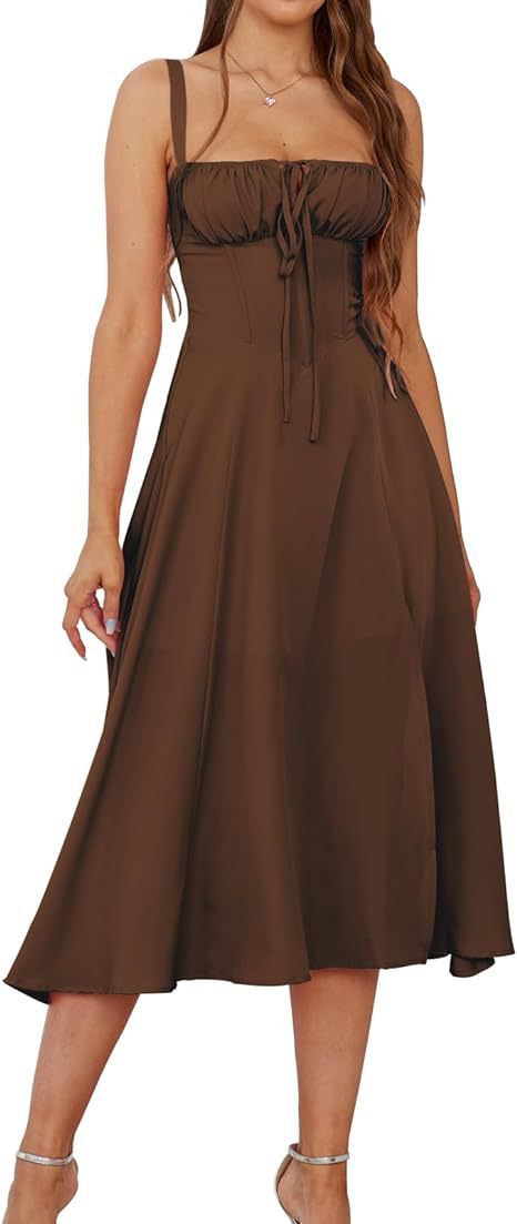 Chic Corset Midi Dress - Petaliya