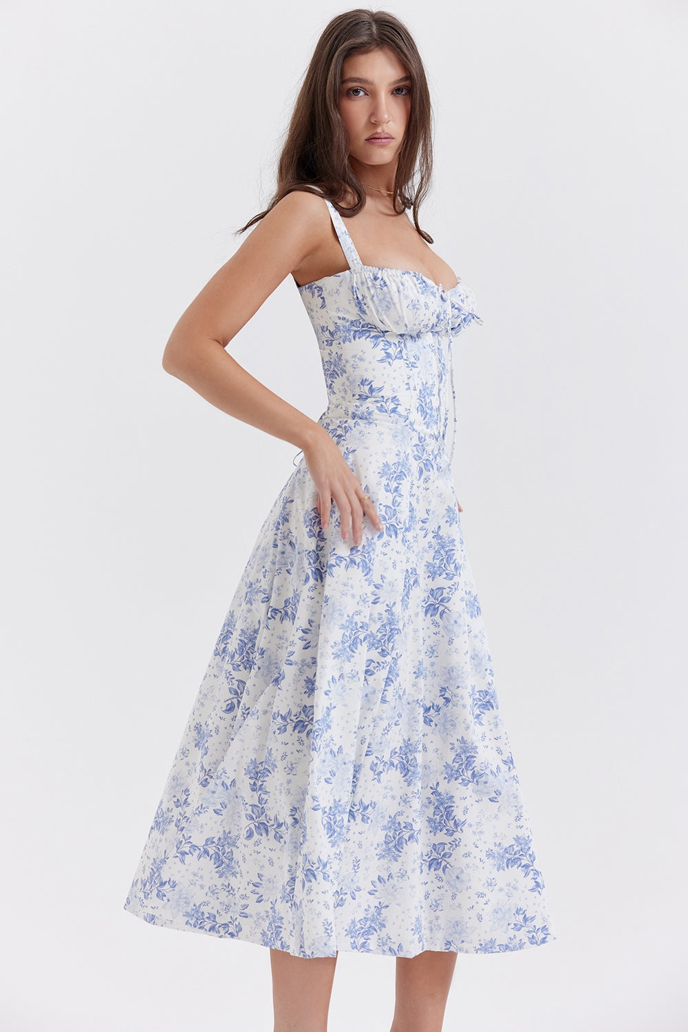 Elegant Sundress with Bustier Petaliya