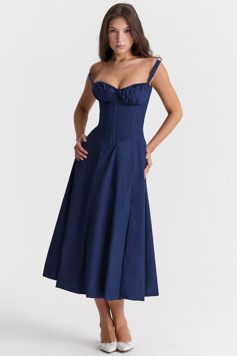Elegant Sundress with Bustier Petaliya