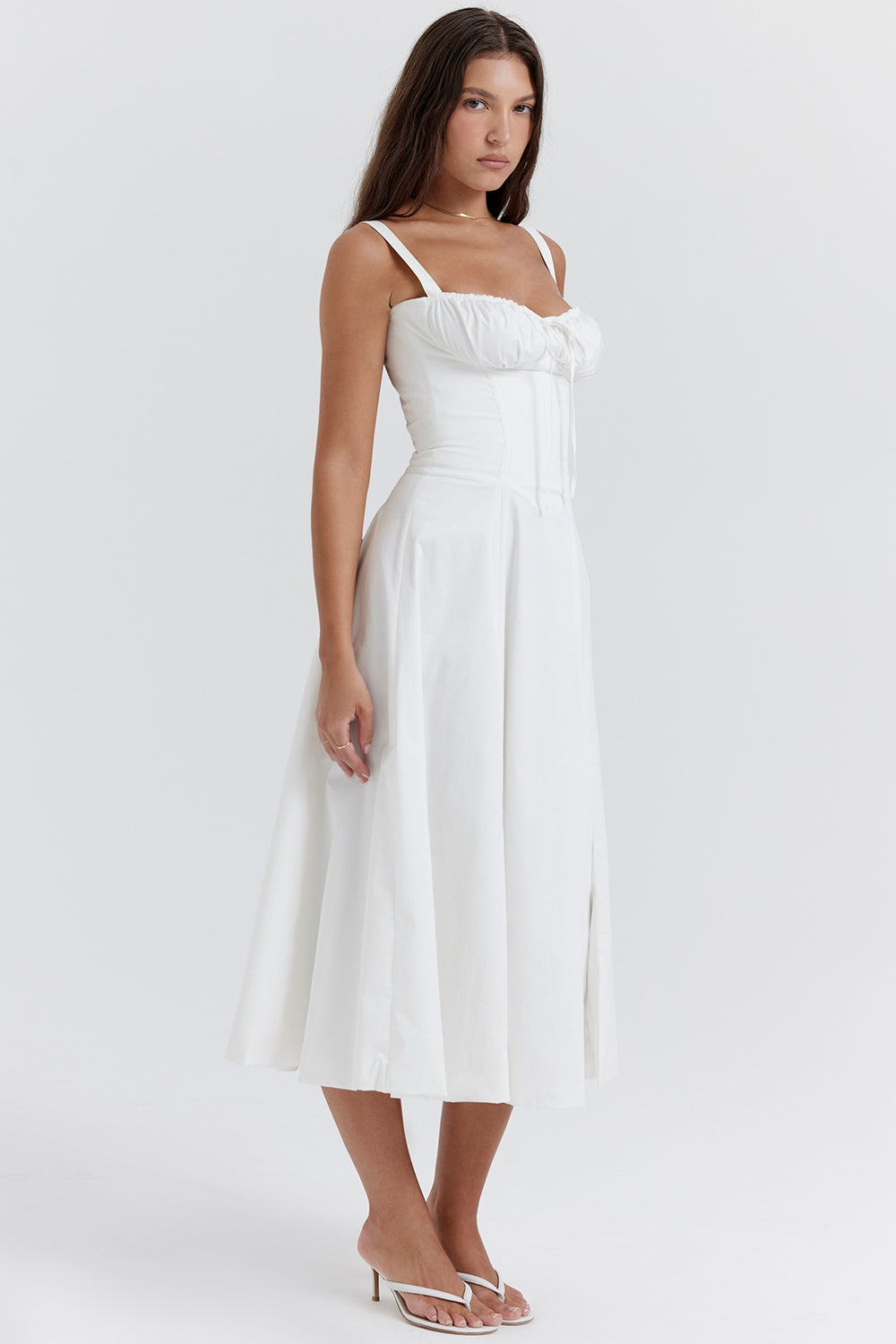 Elegant Sundress with Bustier Petaliya