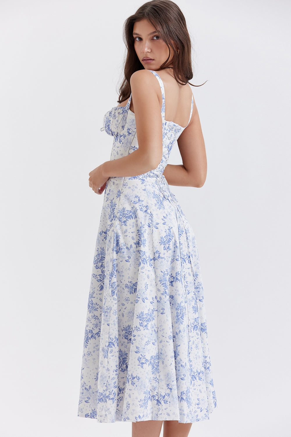 Elegant Sundress with Bustier Petaliya